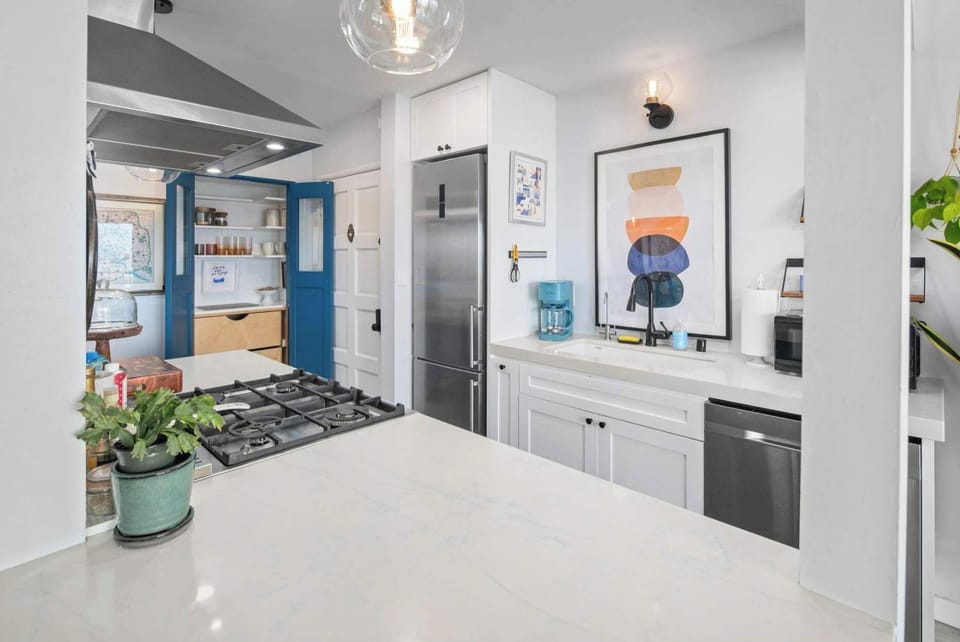 Clean, modern kitchen with plenty of space