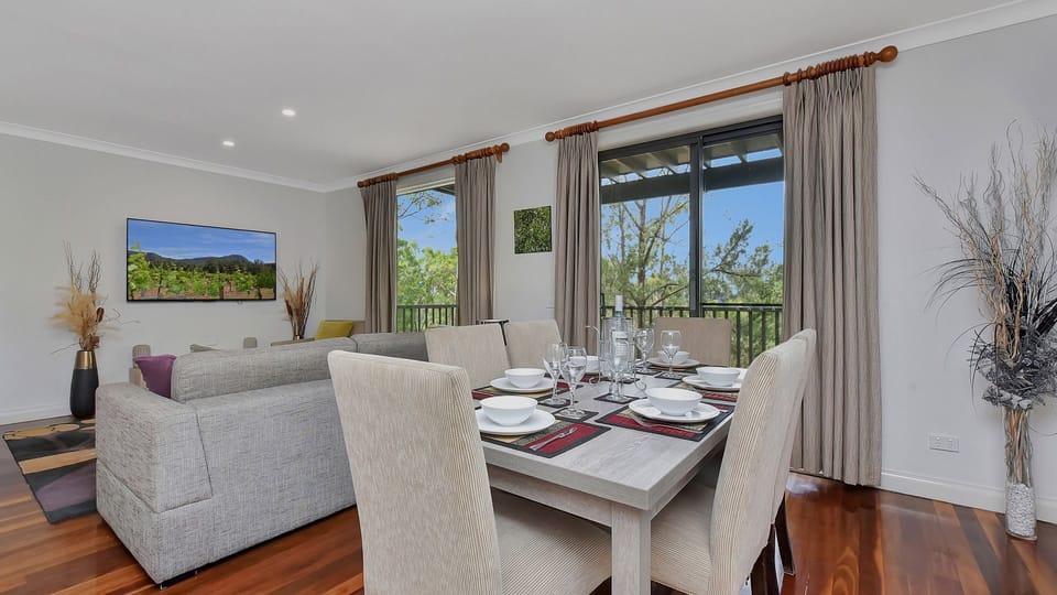 Open-plan living and dining with seamless flow