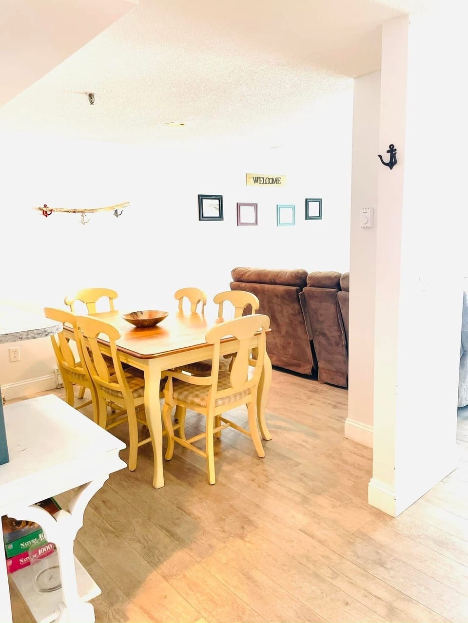 Dinning area next to kitchen & living