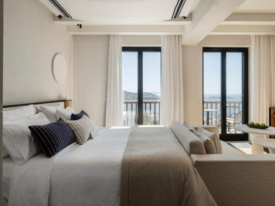 Stretch out in a spacious suite framed by sparkling ocean views.