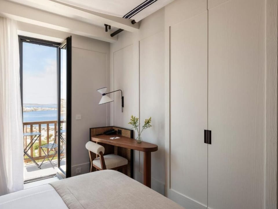 Settle in at the in-room desk for quiet planning time.
