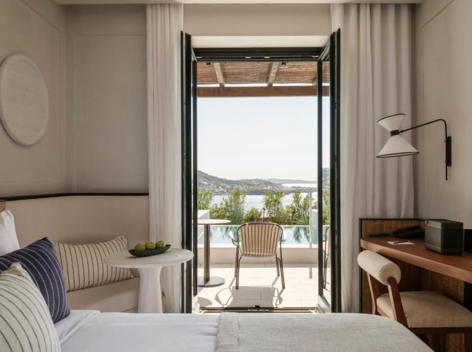 Step onto the balcony and breathe in sea air.