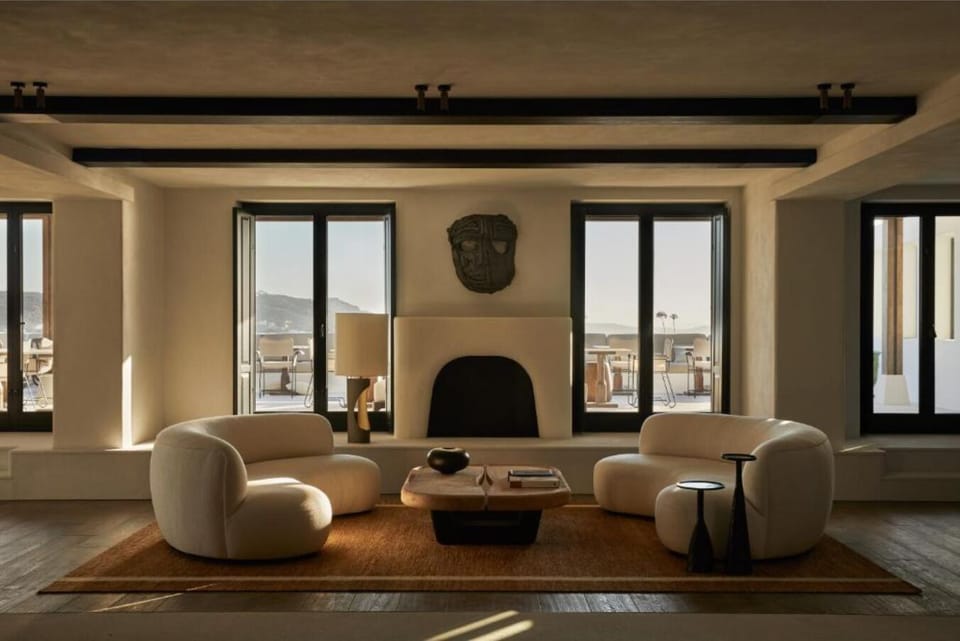 Lounge into golden-hour calm with a view-filled, airy retreat.