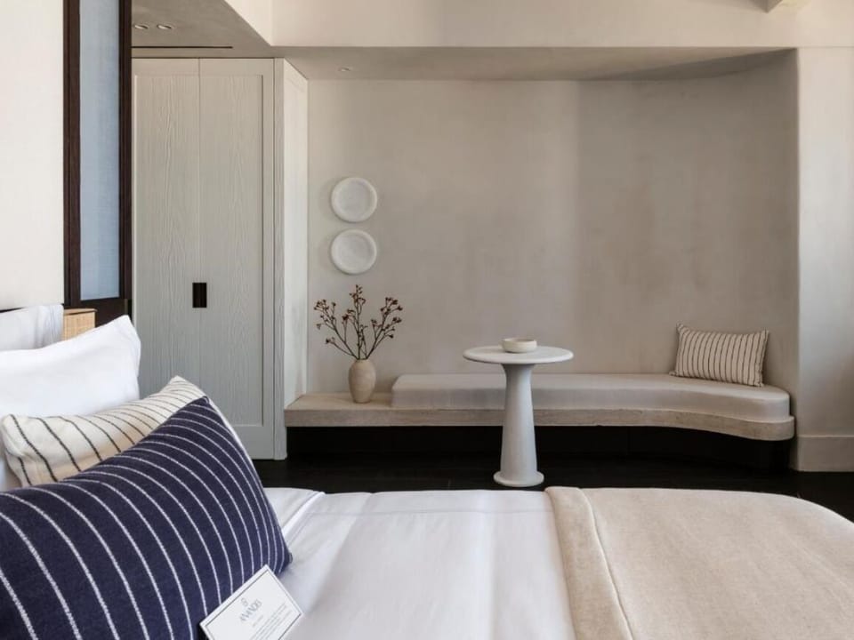 Settle into the cozy nook for quiet morning coffee.