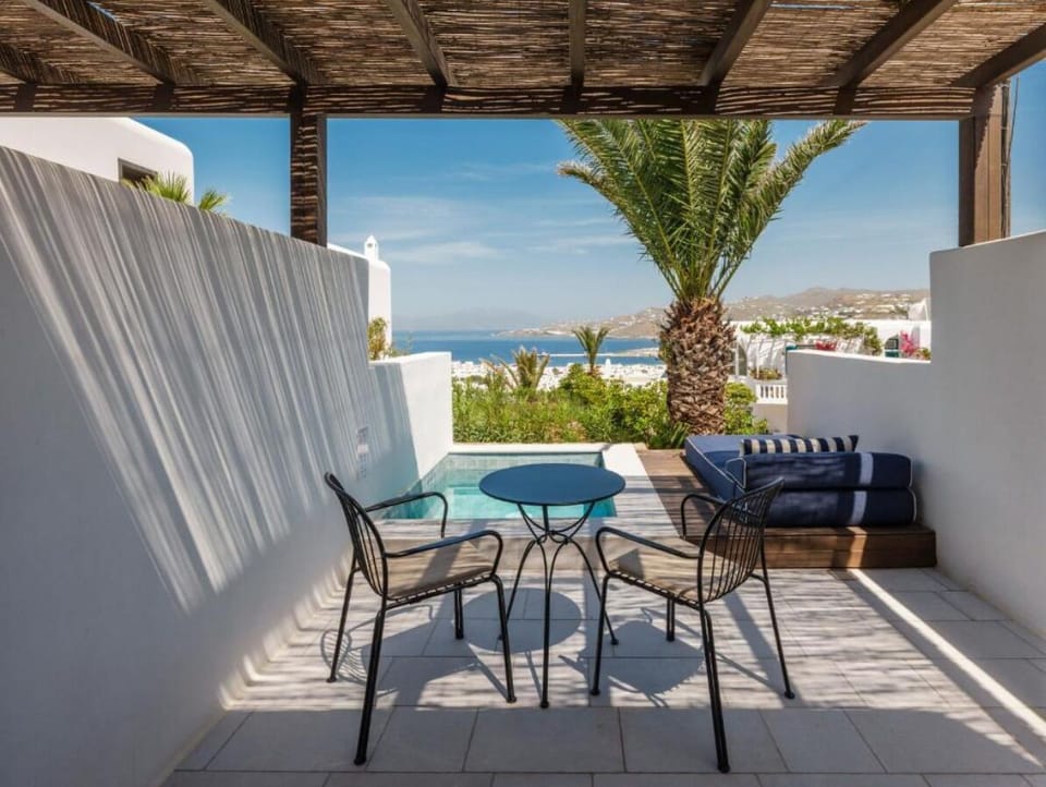 Sip morning coffee on your private terrace with ocean views.