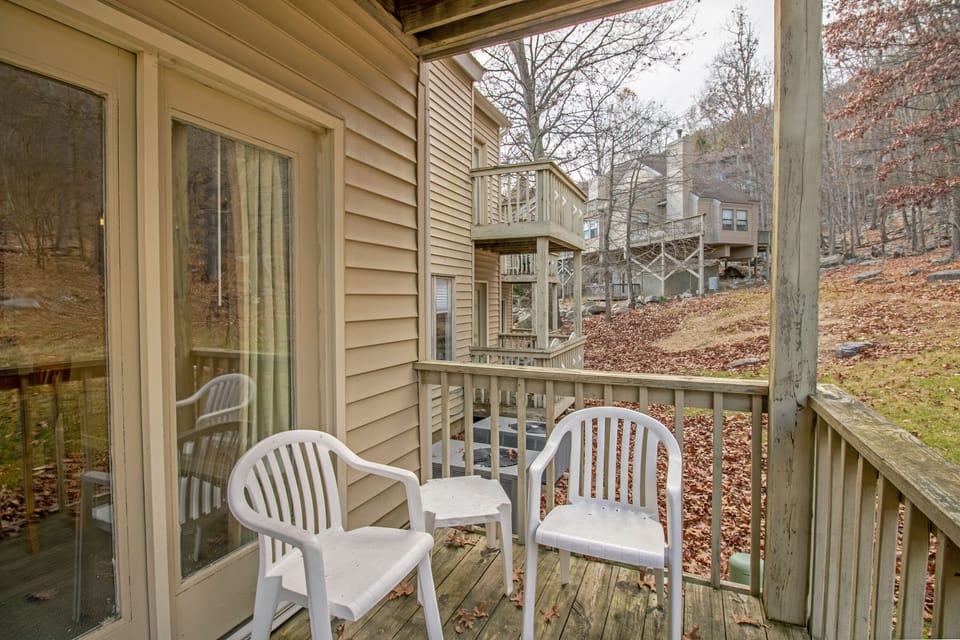 Private deck with views of the natural surroundings