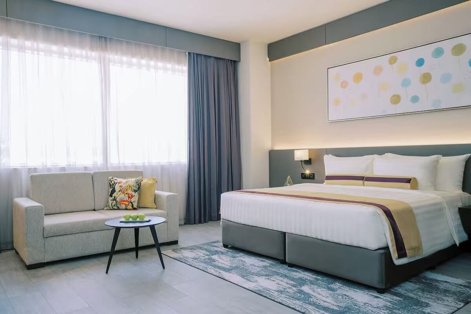 Bedroom. Interior and views may vary based on location and availability.