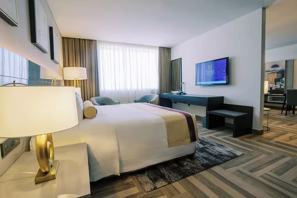 Bedroom. Interior and views may vary based on location and availability.
