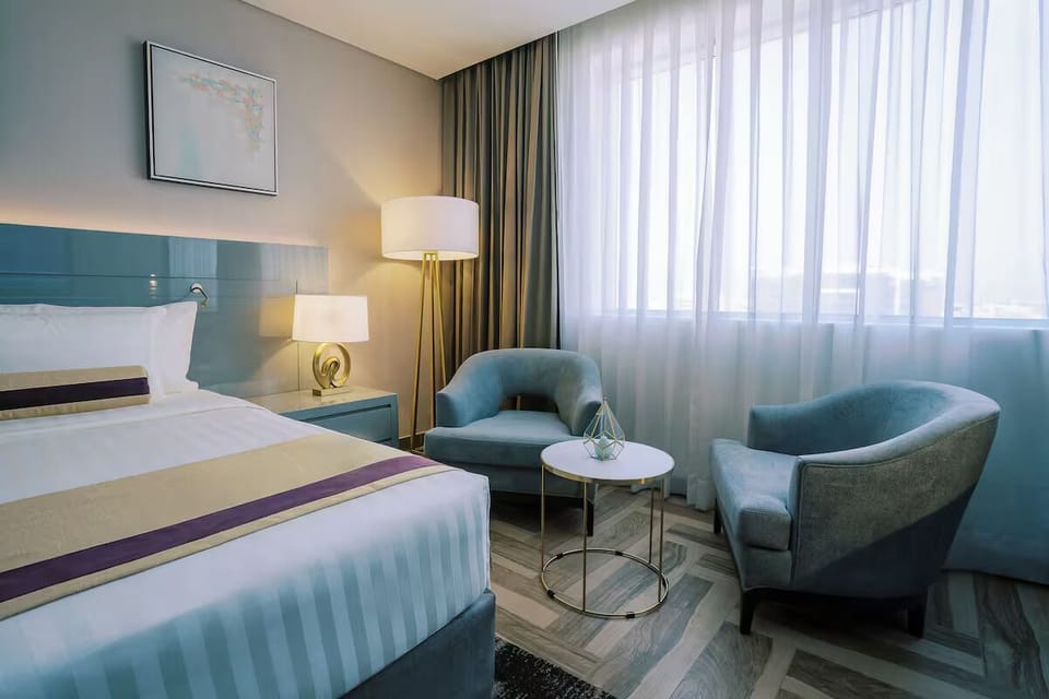 Bedroom. Interior and views may vary based on location and availability.