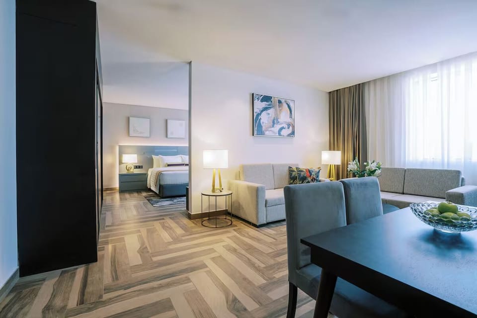 Living and dining area