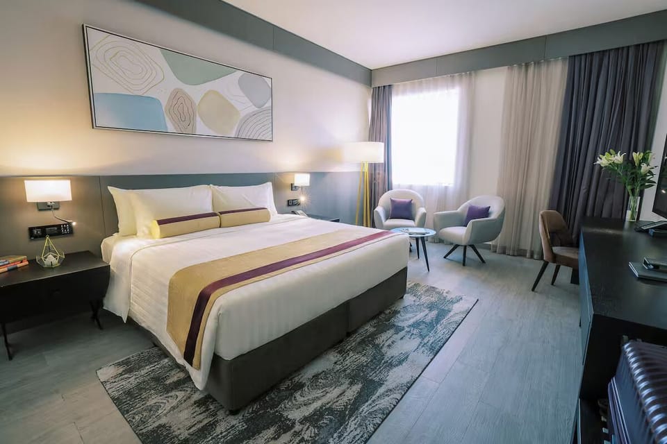 Bedroom. Interior and views may vary based on location and availability.