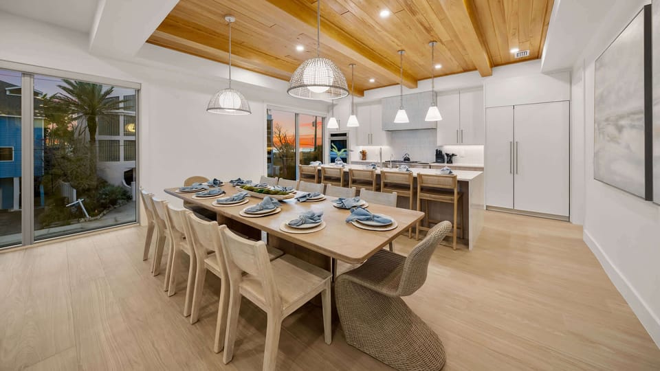 Dining for 12 - Kitchen - Gulf Views