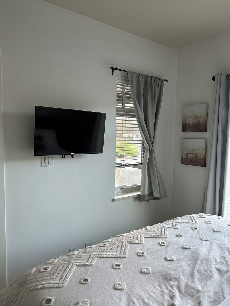 Smart TV in bedroom
