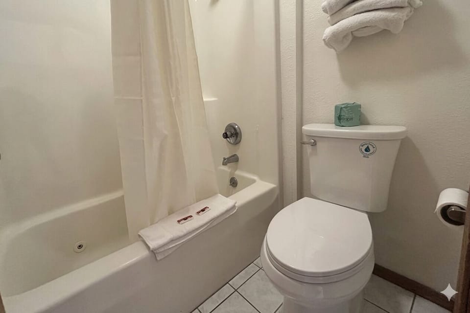 Start your day fresh with clean towels and bright space.
