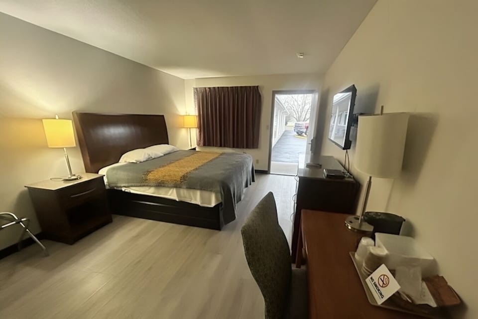 Step in and relax with easy access and warm lighting.