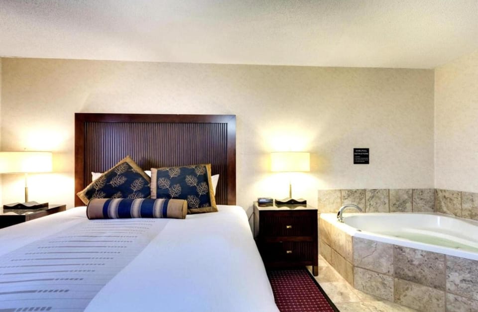 Relax after adventures with a warm soak steps from bed.