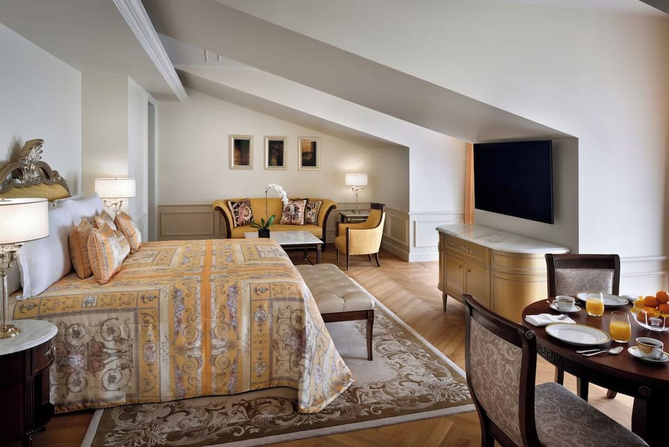 Stretch out in a spacious suite with dining and lounging.