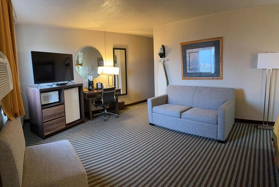 Unwind on the cozy sofa after a long day
