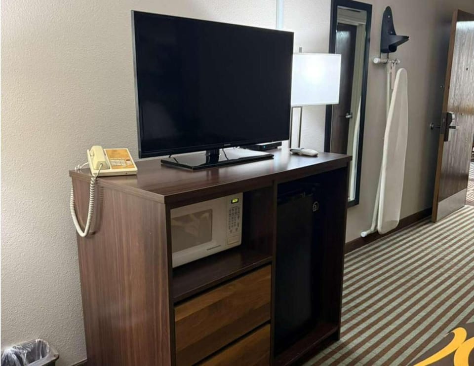 Settle in with snacks and movies on a big TV