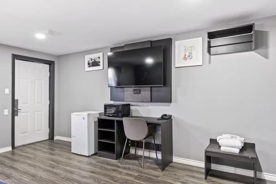 Wake up to natural light and a comfortable corner to lounge.