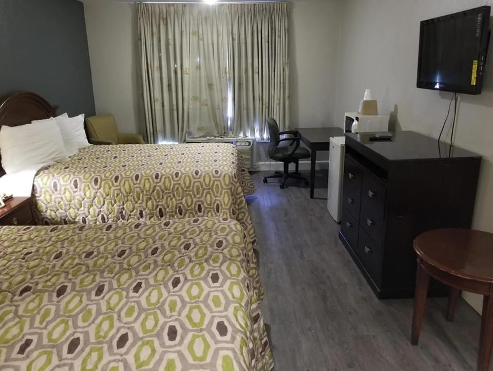Drift off after a long day in a comfortable double room.