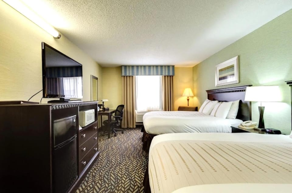 Settle in for a bright stay with roomy double-bed comfort.