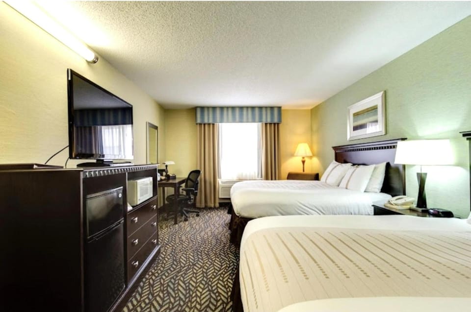 Kick back in a bright room with space to recharge.