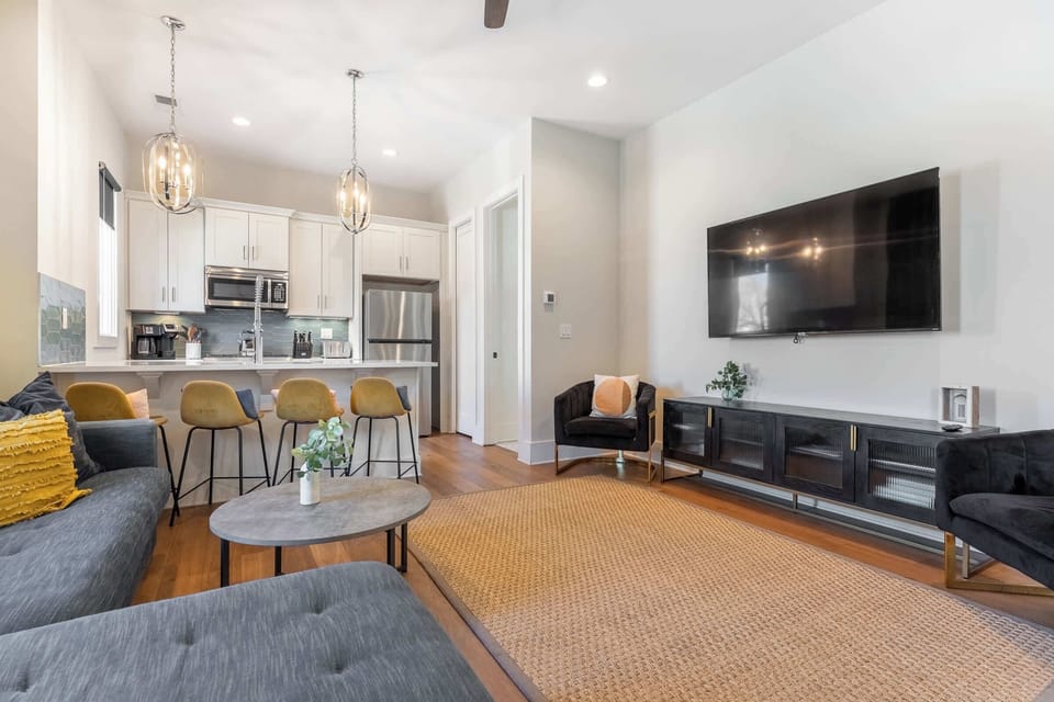 Comfortable seating area for relaxing after a day out
