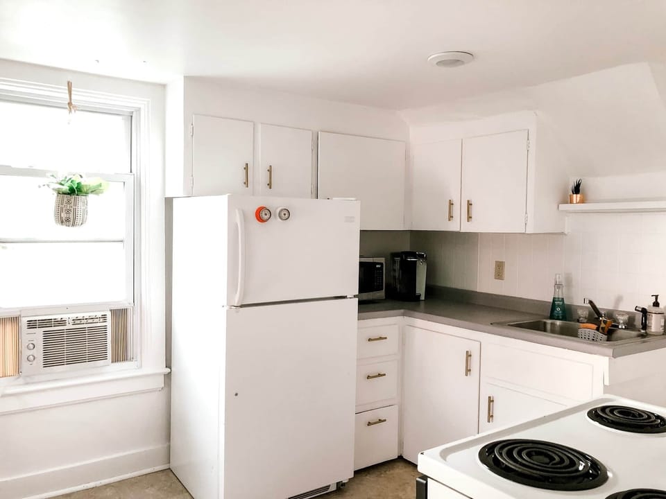 Fully stocked kitchen