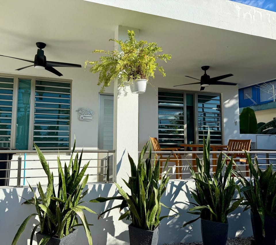 Relax on your private patio, surrounded by lush greenery and fresh air.