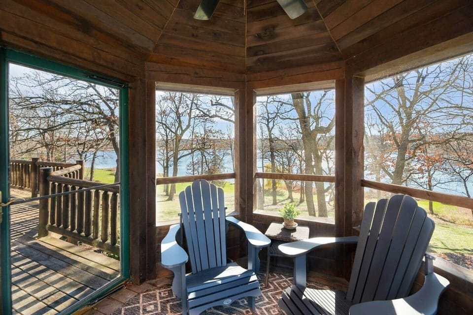Gazebo with ceiling fan