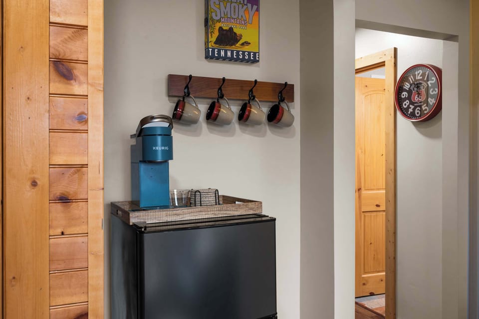 Extra Keurig and a mini fridge. 
