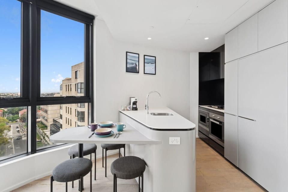 Bright kitchen with Miele Appliances