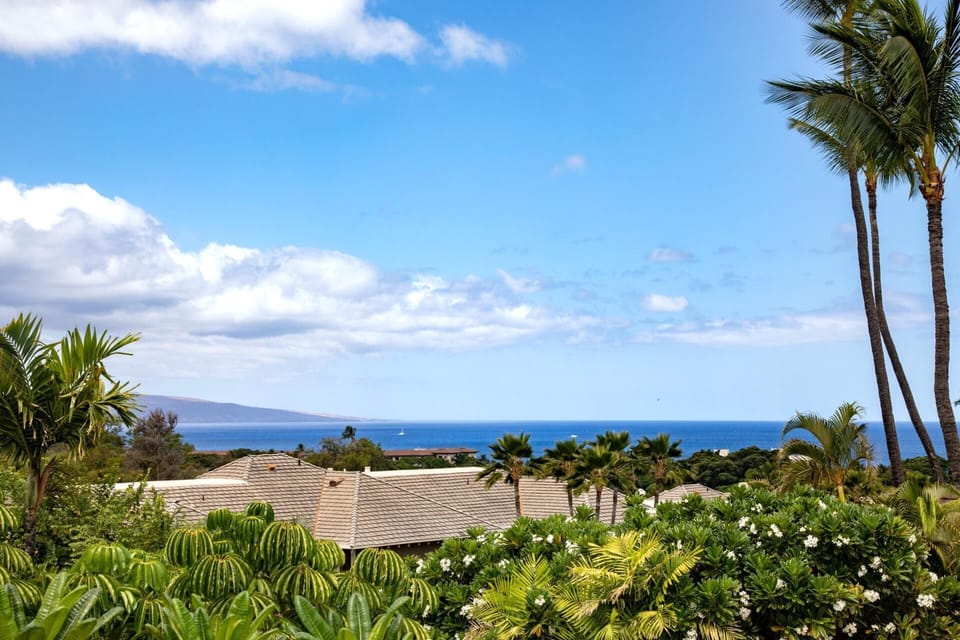 Escape to Grand Champions Wailea: luxury villa with panoramic ocean views, tropical gardens, pools, golf & beaches nearby