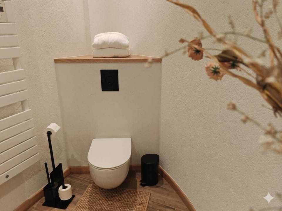 Separate WC with clean, minimalist design