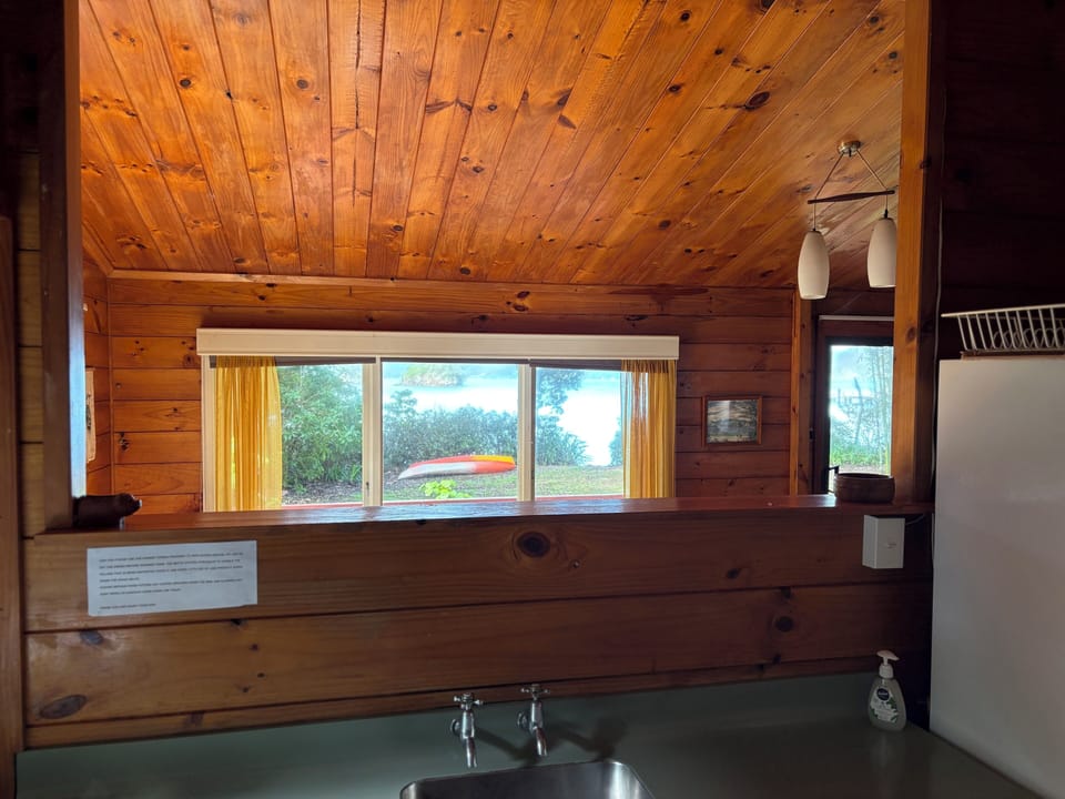 Not a bad view while doing the dishes in the kitchen