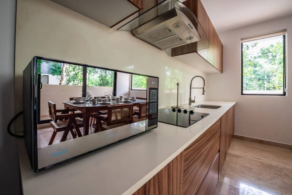 Bright and modern kitchen with everything you need to whip up your favorite meals