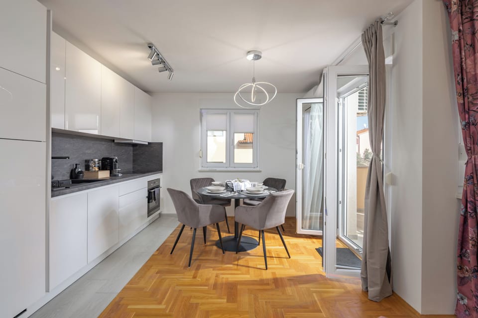 Kitchen and dining area