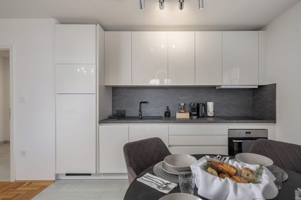 Kitchen and dining area