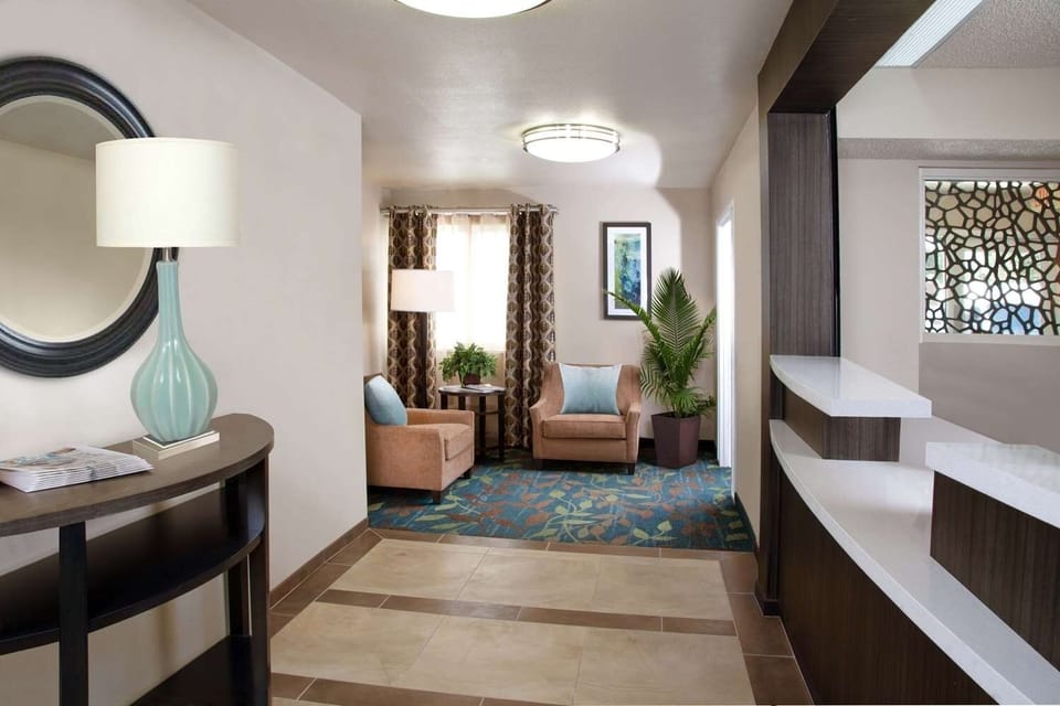 Settle in with a warm welcome and cozy seating nook.