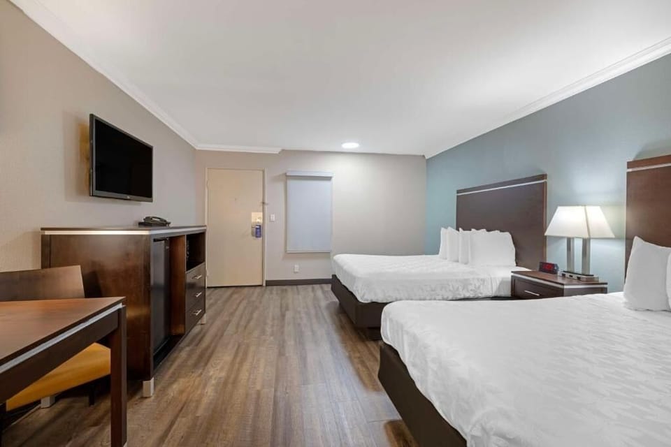 Step into a spacious room made for easy settling in.
