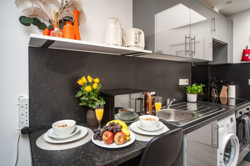 Dining area perfect for enjoying quality family dinners together.
