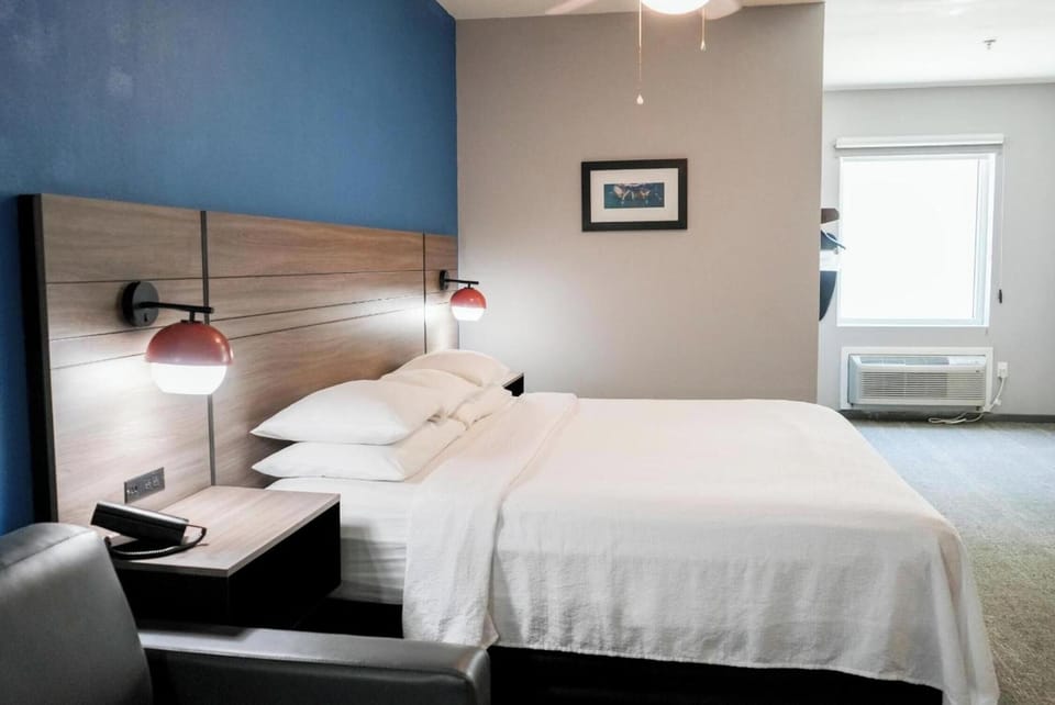 Wake up to natural light and a cool, comfortable room.