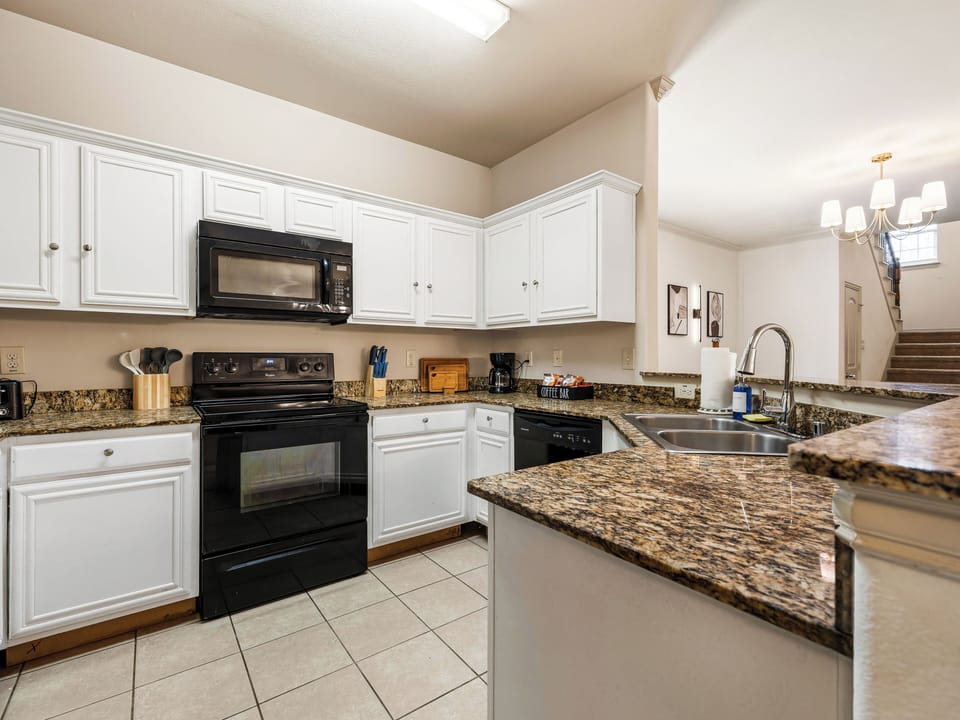 A modern design Kitchen with all amenities included.