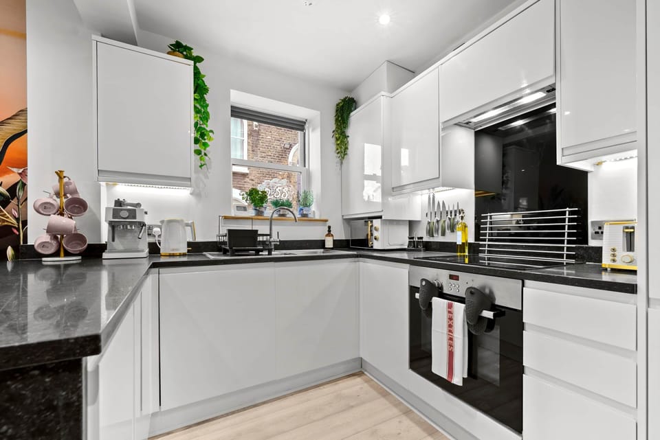Open plan kitchen