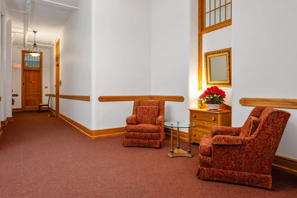 Quiet Sitting Area off the Main Hall