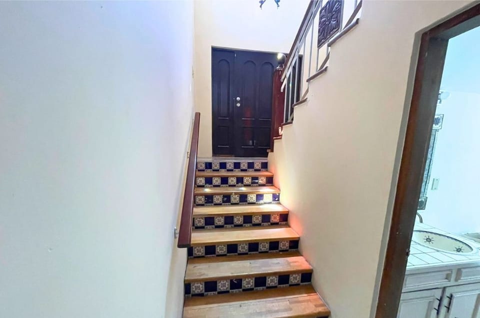 Head upstairs at Casa Barber vacation rental in San Felipe Baja California — the second floor offers additional sleeping space and a different perspective of the home.