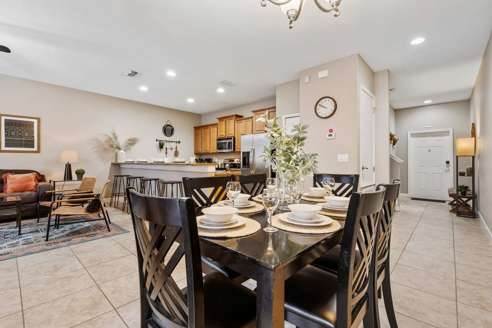 Share laughter and great meals around the inviting dining table