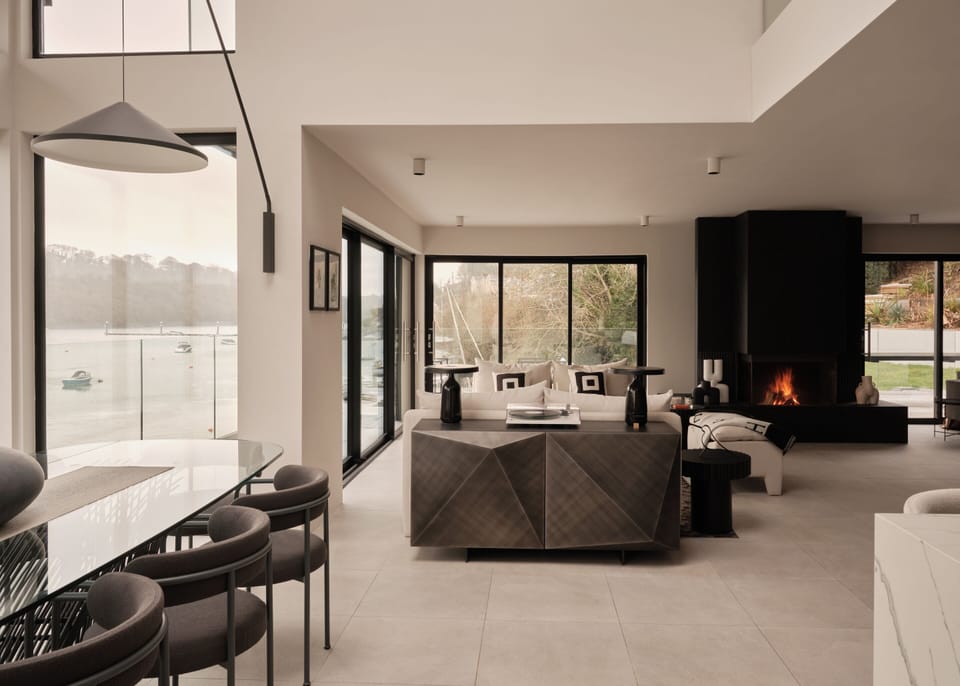 Open plan living room