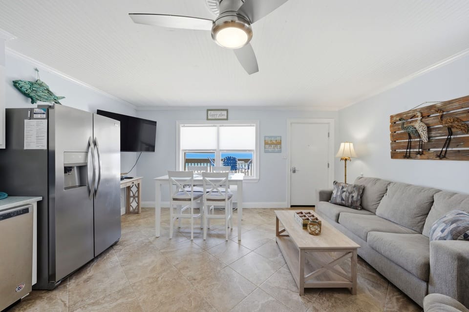 Large flat-screen TV
